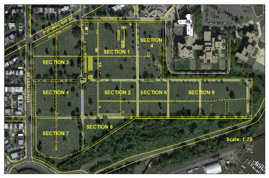 Cemetery Drafting Services to produce a detailed layout of Cemetery